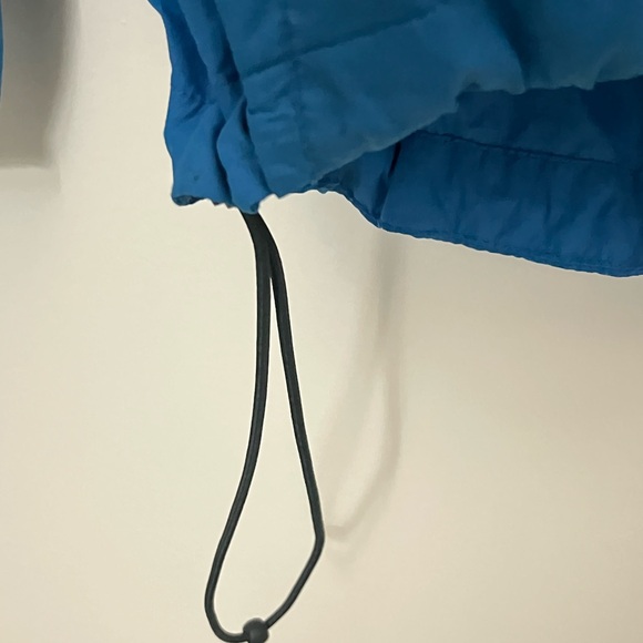 Men's Performance Cycling Lightweight Zip Up Jacket Blue Packable - Picture 5 of 7